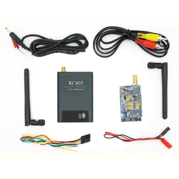 Boscam FPV 5.8G 400mW AV Receiver RC805 with Transmitter TS353