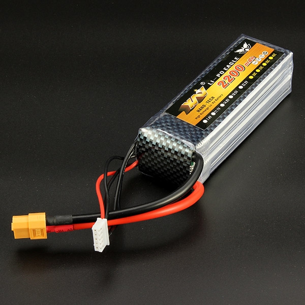 YW 22.2V 2200mAh 25C Lipo Battery T Plug XT60 Plug for RC Model