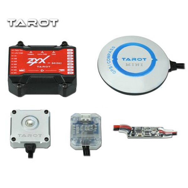 Tarot ZYX-MINI Mini Flight Controller with GPS PMU Module LED Indicator Combo for FPV Racer