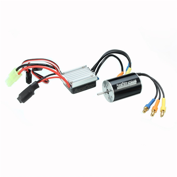 Racerstar 2435 Waterproof Brushless Sensorless Motor 4500/4800KV 25A ESC For 1/16 1/18 RC Car