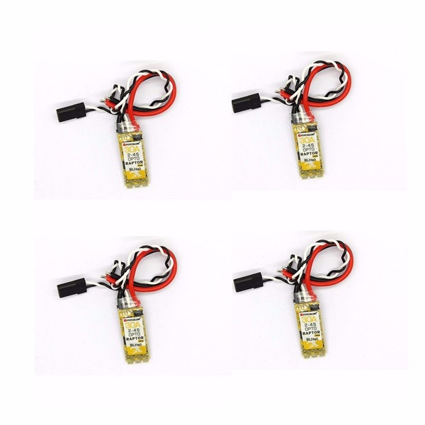 4PCS Flycolor Raptor F390 30A BLHeli ESC OPTO 2-4S Supports Oneshot125 Onshot42 Multishot 