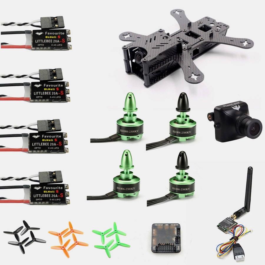 BG150 w/ LittleBee 20A-S BLHeli_S Racerstar RS1806 2300KV Motor Runcam Swift 600TVL Cam ET200R VTX