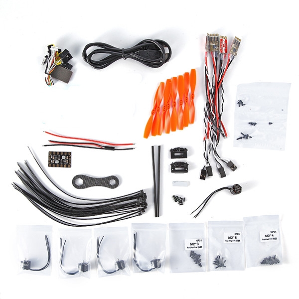 Kingkong Force 80 Power Combo 1105-4000KV Motor 6A 2-3S ESC 3020 2-Blade Orange Propeller