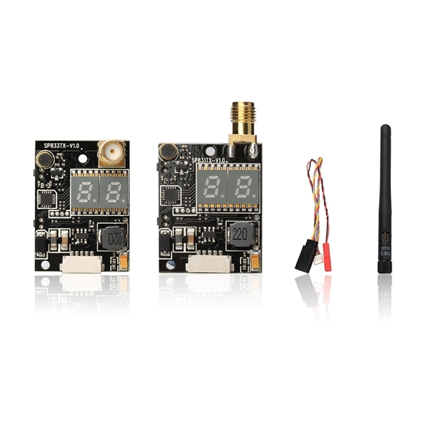 SP831 SP833 5.8G 40CH Raceband 600mW FPV Transmitter SMA Straight Connector Right Angle Connector