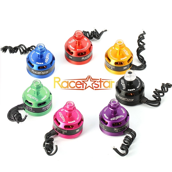 4X Racerstar Racing Edition 2205 BR2205 2300KV 2-4S Brushless Motor Pink For 210 X220 250 280