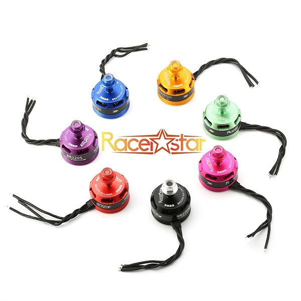 4X Racerstar Racing Edition 2205 BR2205 2600KV 2-4S Brushless Motor Purple For 210 X220 250 280