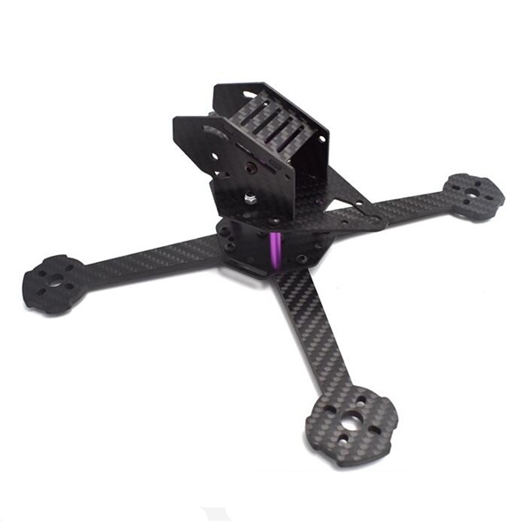 210mm 3K Carbon Fiber 4mm Arm FPV Racer Frame Kit 