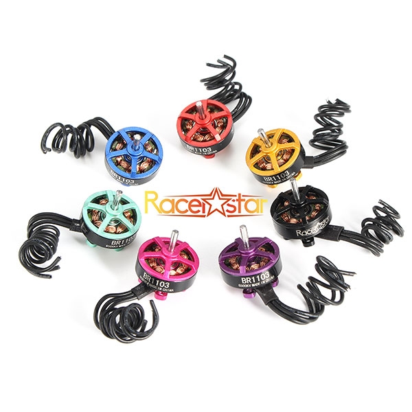 Racerstar Racing Edition 1103 BR1103 6500KV 1-2S Brushless Motor Red For 50 80 100 RC Multirotor