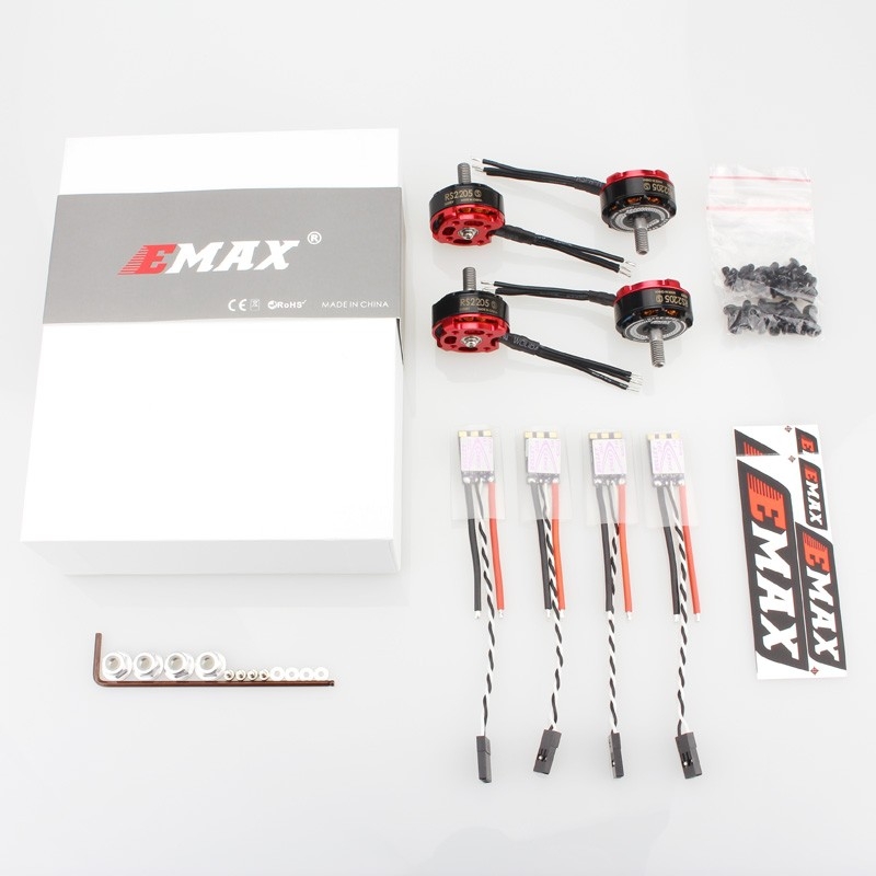 EMAX RS2205S 2300KV 2600KV RaceSpec Brushless Motor With Bullet 30A BLHELI_S D-SHOT Power Combo 