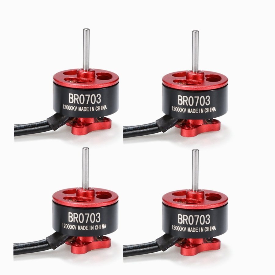 4X Racerstar Racing Edition 0703 BR0703 12000KV 1-2S Brushless Motor For 60 80 100 FPV Racer 1.9g