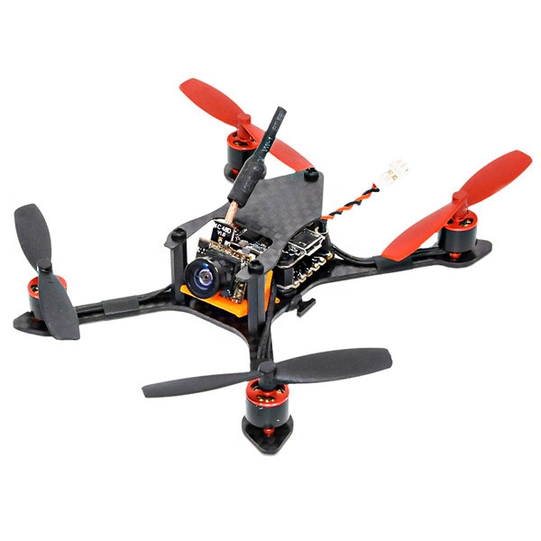 Bat-100 100mm Mini FPV Racing Drone PNP with F3 10A BLHELI_S Dshot600 25MW 48CH 600TVL VTX