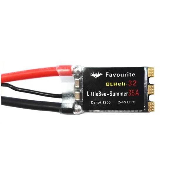 Favourite FVT LittleBee Summer 35A 2-4S BLHeli_32 FPV Racing Brushless ESC Dshot1200 Ready