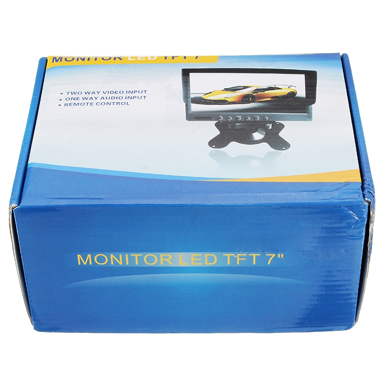 5.8G 40CH FPV Monitor 7 Inch 16:9 4:3 TFT Display Auto Search Build in Battery 