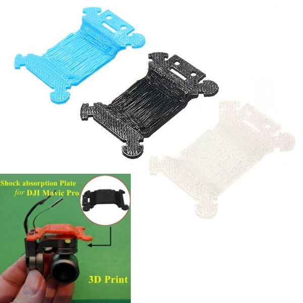 Gimbal Vibration Absorbing Board Plate 3D Printed for DJI MAVIC PRO