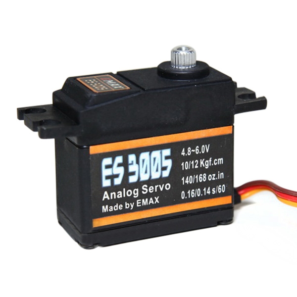 4X EMAX ES3005 42g Metal Analog Servo for RC Airplane Waterproof