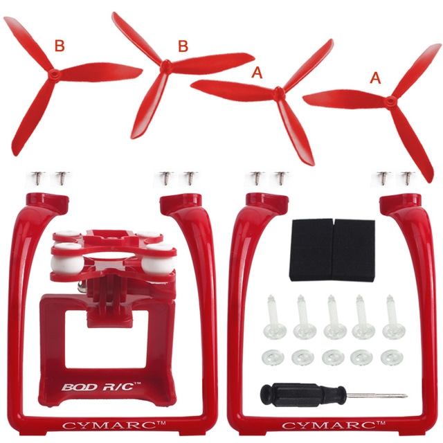 MJX B3 Bugs 3 Upgraded Triangular Propeller Landing Gear Gimbal Mount Camera Holder Accessories