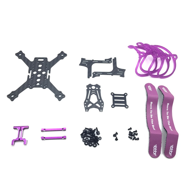 3B-R 100 100mm Wheelbase 2mm Arm Carbon Fiber FPV Racing Drone Frame Kit 70g